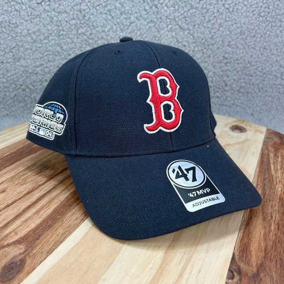 '47 Brand Boston Red Sox MLB MVP 2004 World Series Hat Cap Adjustable Blue - Picture 1 of 6
